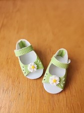 chaussure Vert f 55mm poupée