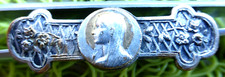 Belle ancienne broche - ancienne, métal