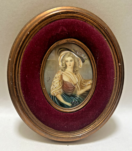 Antique peinture miniature - antique,
