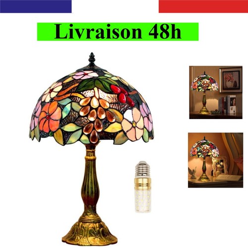 Lampe tiffany vintage - lampe, 12