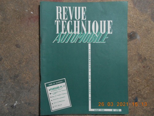 Revue technique panhard - panhard, pl