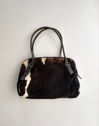Sac main cuir imprimé - à,