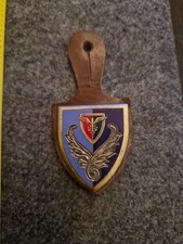 Insigne intendance , FFA.  ( bleu clair & bleu foncé ) Vintage