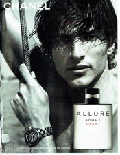 PUBLICITE ADVERTISING 026  2005  CHANEL  parfum homme ALLURE SPORT