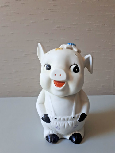Tirelire ancienne cochon - , en