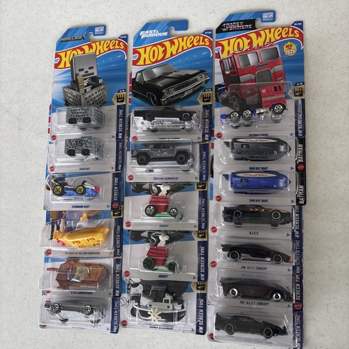 Hot wheels screen time lot - lot, of