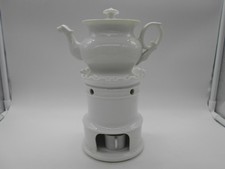 ( 15 ) TRES BELLE TISANIERE VEILLEUSE EN PORCELAINE BLANCHE DE PARIS XIX ème ?