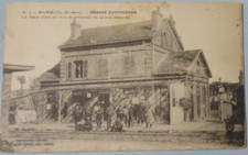 DPT 62 - Maroeuil - La gare dont on voit la véranda en partie démolie