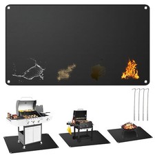 Tapis de Barbecue Tapis Barbecue sol Fibres de Verre en Silicone Tapis de Cui...