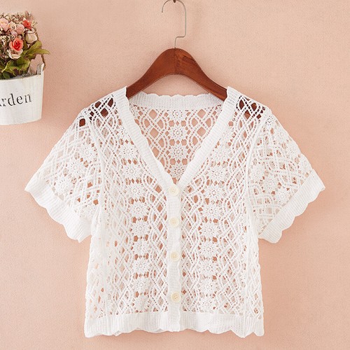 Femme boléro crochet court - femme, à