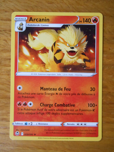Carte pokémon rare - carte,