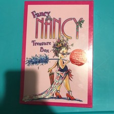 New 2 Fancy Nancy Series Treasure Box, Stickers, Journal, Hard Cover Books Lot