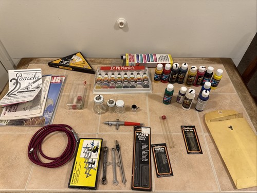 Vintage airbrush lot paasche - vintage,