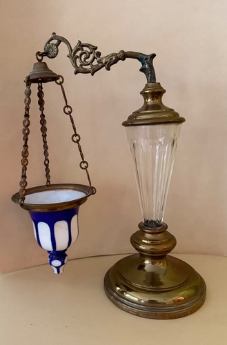 Ancienne lampe huile - lampe, à