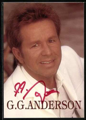 Carte postale chanteur g - carte, g.