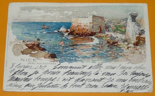 Cpa carte postale chromo - carte,