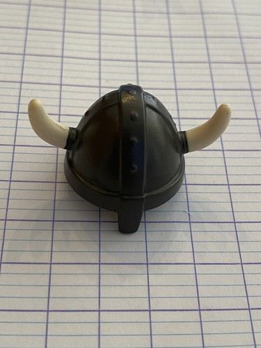 Playmobil casque viking gris - casque,