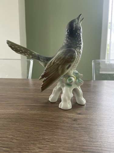 Ancien oiseau porcelaine - oiseau, en