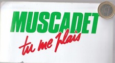 Autocollant. Vin. MUSCADET