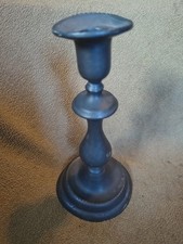 Bougeoir chandelier en étain