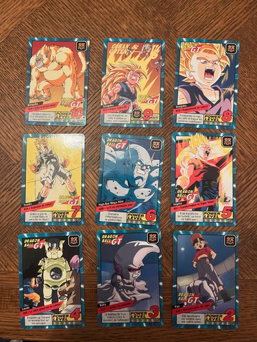 Cartes dragon ball grand - cartes,