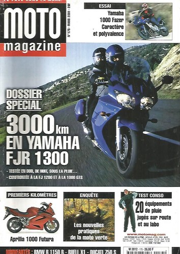 Moto magazine 175 yam fjr - yam,
