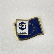 Pin's AGF Assurances drapeau Europe