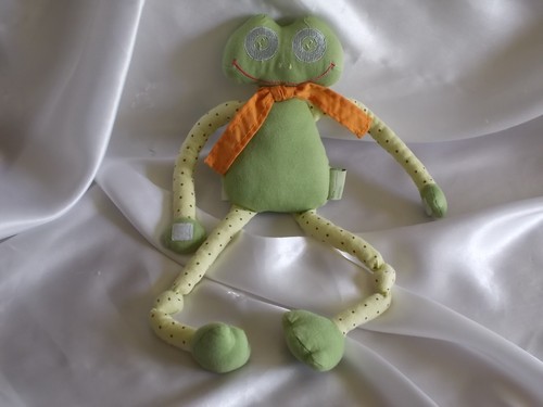 Doudou grenouille vert