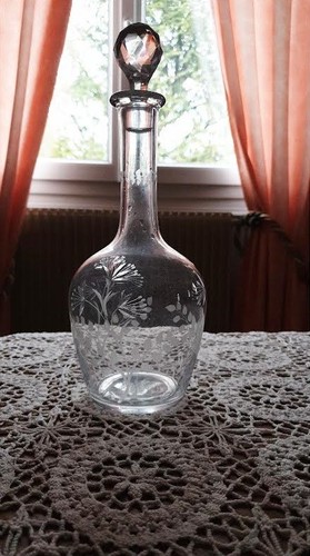 Carafe ciselée cristal - carafe,
