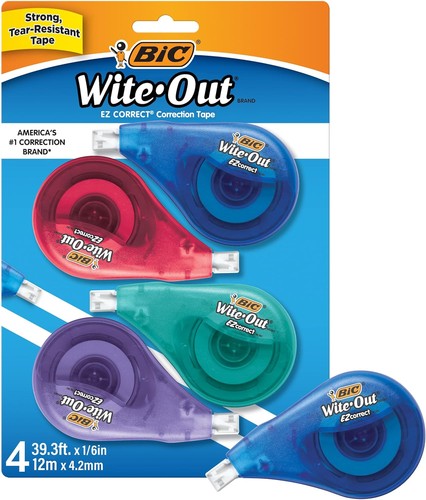 Bic wite out brand - wite-out, ez