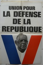 Affiche ancienne UNION POUR LA