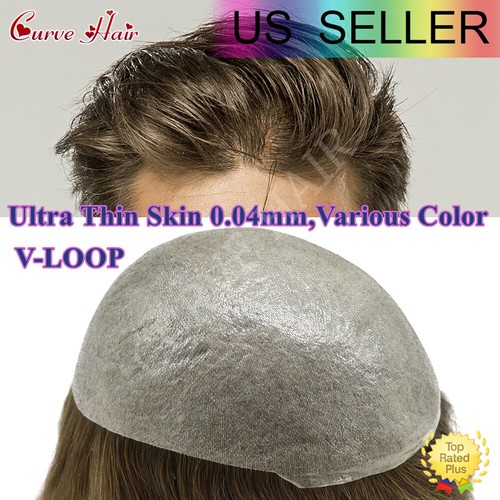 Mens toupee ultra thin - toupee,