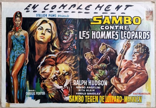 Affiche ancienne cinéma belge