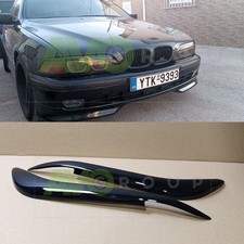 Paupières de phare pour BMW 5 E39 1995-2004 v2 ABS brillant