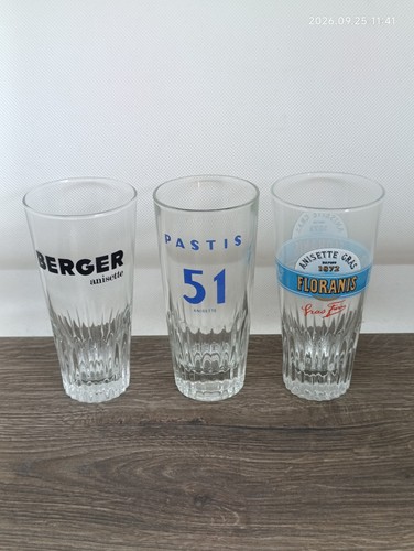 Lot verre pastis - lot,