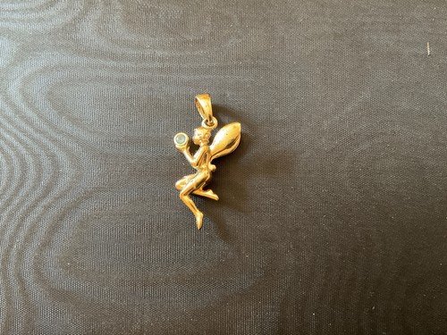 Pendentif fée plaqué avec - pendentif,