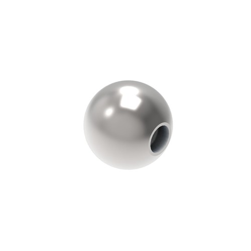 Inox boule creuse 30 mm - inox,