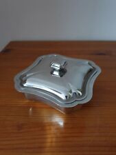 Sucrier en métal argenté ou inox 6x13 cm