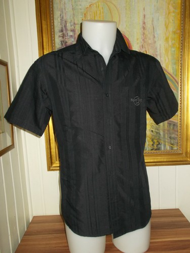 Chemise nylon noir hard rock - chemise,