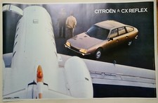 Citroen - CX reflex 1980 Affiche Originale Automobile Aviation Publicité