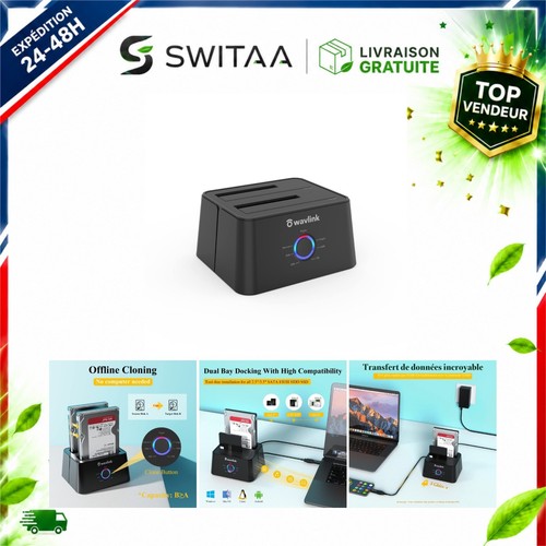 Wavlink station accueil usb - station,