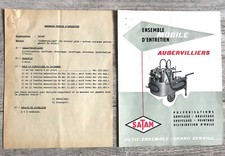 ANCIEN DOCUMENT PUBLICITAIRE COLLECTION SATAM AUTOMOBILE + COURRIER