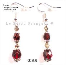 Boucles d'Oreille Cristal