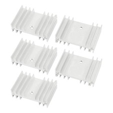 5pcs Ton Argent dissipateur