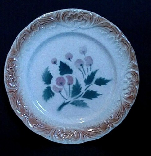 Assiette faïence barbotine
