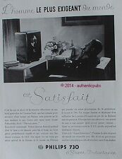 PUBLICITE PHILIPS 730 SUPER