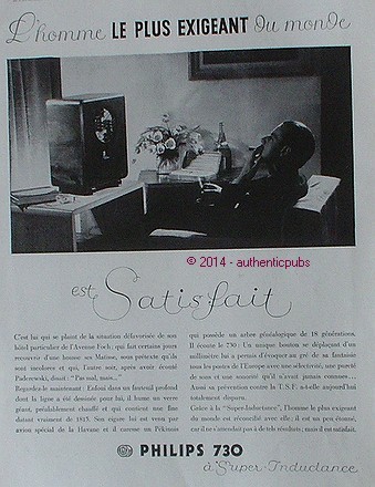 Publicite philips 730 super - publicite,