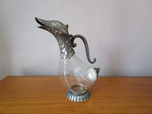 Ancienne carafe aiguière en - carafe,
