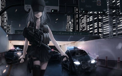 Anime girls highway - , fn