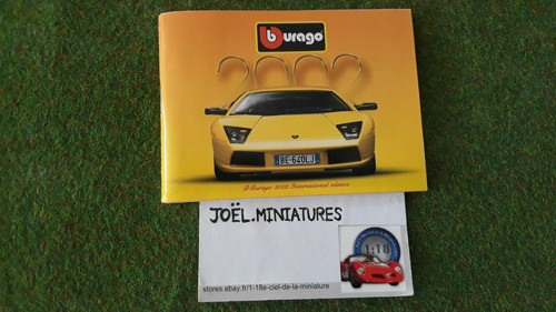 Catalogue burago 2002 petit - catalogue,